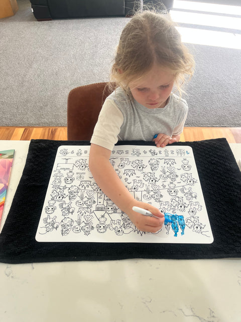 Resuable Silicone Colouring Mats