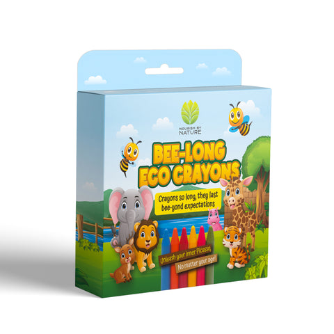 Bee-Long Eco Friendly Beeswax Crayons