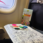 Silicone Seek N Spot Colouring Mat- Princesses and Fairies