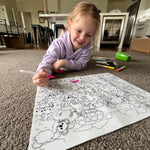 Silicone Colouring Mat - Seek N Spot Animal Design