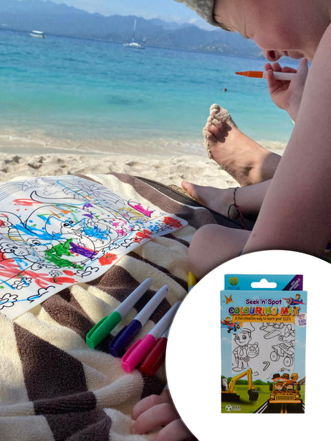 On the go reusable colouring