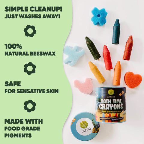 Beeswax Bath Crayons