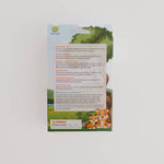 Back of Packaging of Seek n Spot colouring mat featuring safari animals theme