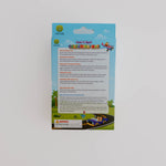 Packaging of Seek n Spot silicone colouring mat with trucks and diggers theme
